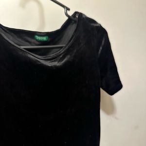 Vintage 90’s crushed velvet crop top.